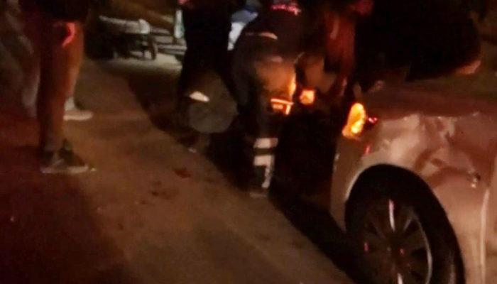 Trafikte çıkan kavgada ortalık savaş alanına döndü! Araçla grubun arasına daldı: 5 yaralı