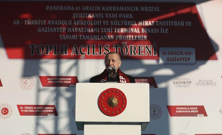 Cumhurbaşkanı Erdoğan, Gaziantep'te toplu açılış töreninde konuştu:(1) G3