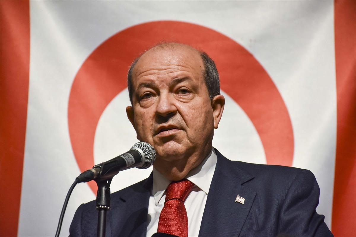 KKTC Cumhurbaşkanı Tatar, Kıbrıs'ta dayatmayla bir &ccedil;&ouml;z&uuml;me yanaşmayacaklarını belirtti: