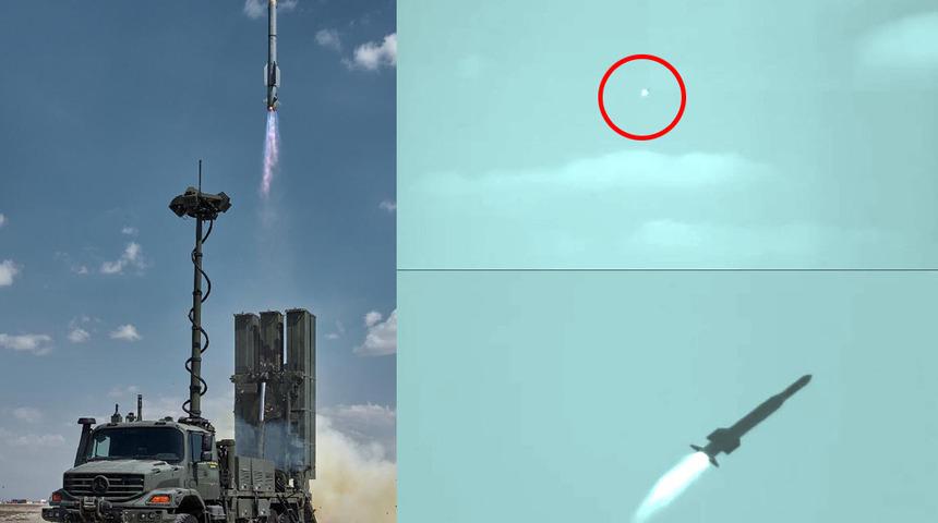 Milli hava savunma füze sisteminden yeni haber! İmha etmeyi başardı…