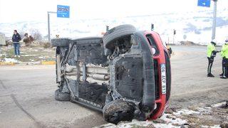 Bolu'da otomobillerin çarpıştığı kazada 4 kişi yaralandı