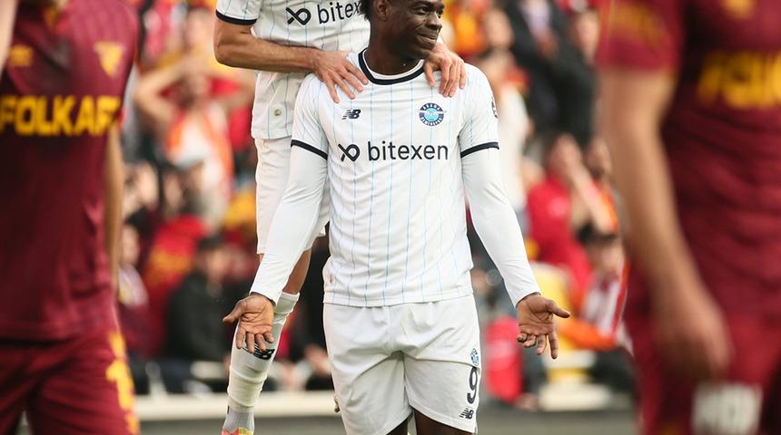 Adana Demirspor'a Balotelli'nin golü yetmedi! Göztepe son dakikalarda attığı golle 1 puanı kurtardı