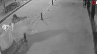 Pes dedirten hırsızlık! Dubaları sokak ortasında üzerine çarşaf örtüp kaçırdı