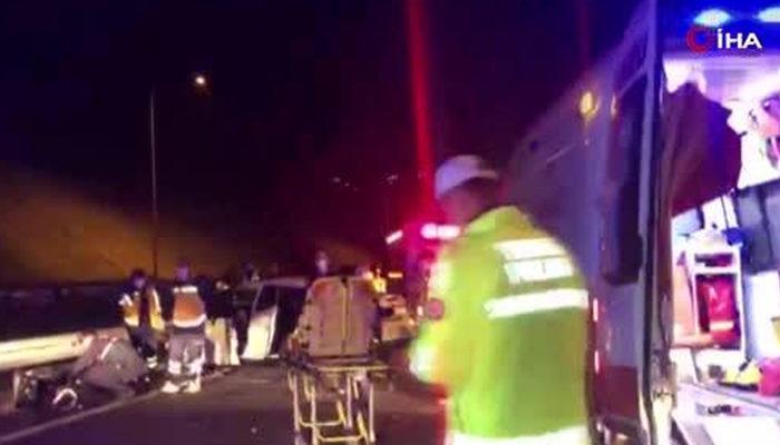 Son dakika: Bursa-İzmir-İstanbul otoyolunda zincirleme kaza! 3 kişi öldü, 4 kişi yaralandı
