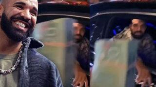 Ünlü şarkıcı Drake Noel'de deste deste para dağıttı