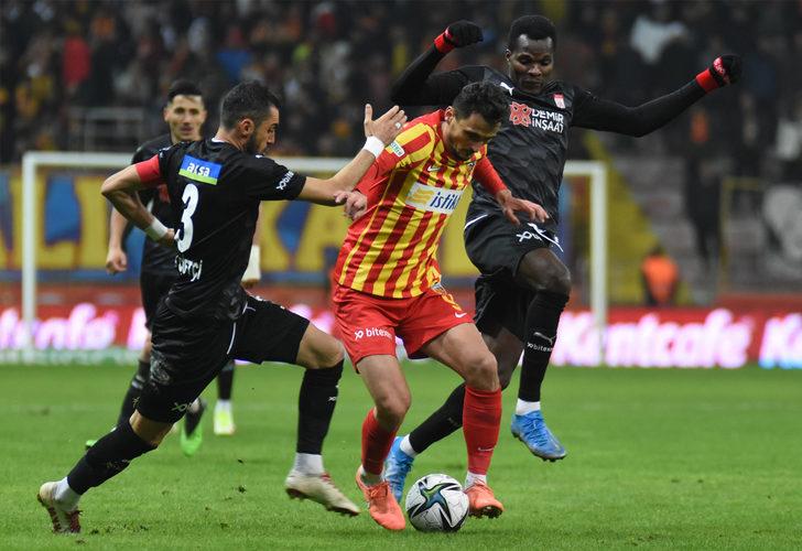 Kayserispor, Sivasspor'un 5 maçlık serisine son verdi