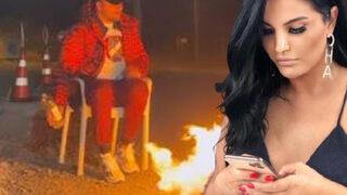 Fatoş Yelliler'in mesajlarını ifşa edip eşyalarını yakan sevgilisi Gökhan Göz şimdi de havaya ateş açtı