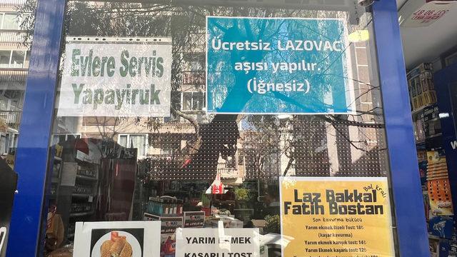 Yer: Kadıköy... Bu da laz bakkalın iğnesiz koronavirüs aşısı: Lazovac