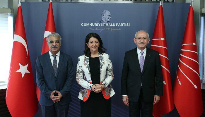 Son Dakika: Kemal Kılıçdaroğlu, HDP'li Pervin Buldan ve Mithat Sancar ile görüştü