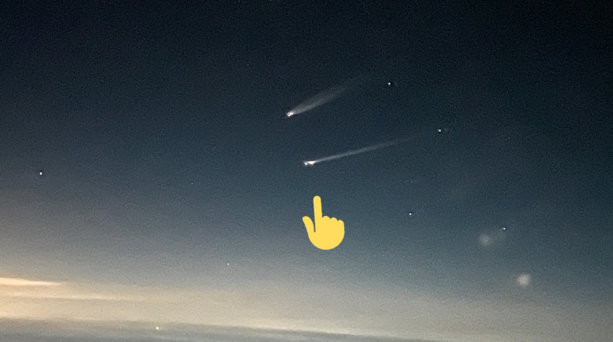 Pilot çiftin gökyüzündeki tesadüfü! Basra Körfezi'nde yan yana uçtular