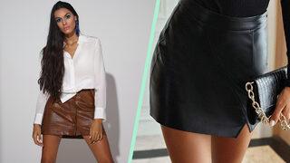 Kış da olsa miniden vazgeçmem diyenler için mini etek-külotlu çorap kombinleri