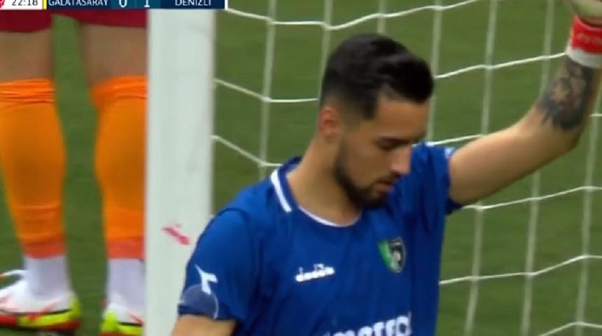 Galatasaray-Denizlispor maçına Abdülkadir Sünger damga vurdu! Müthiş kurtarışlar...