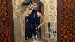 Hande Erçel'in paylaşımda duygulandıran detay! Annemin kazağı