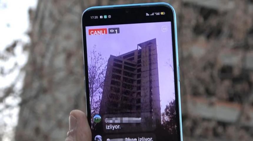 Başakşehir'de hareketli anlar! İntihar girişimini görenler telefonu çıkarıp canlı yayın açtı