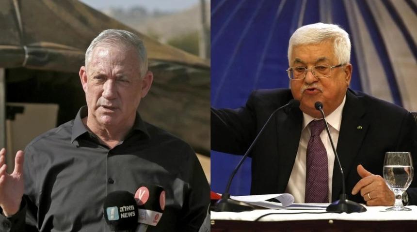 İsrail Savunma Bakanı Gantz, Filistin lideri Abbas'ı evinde ağırladı