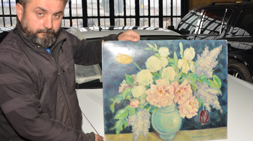 Zonguldaklı kaporta ustasından ilginç iddia: Elimdeki tablolar Van Gogh’a ait