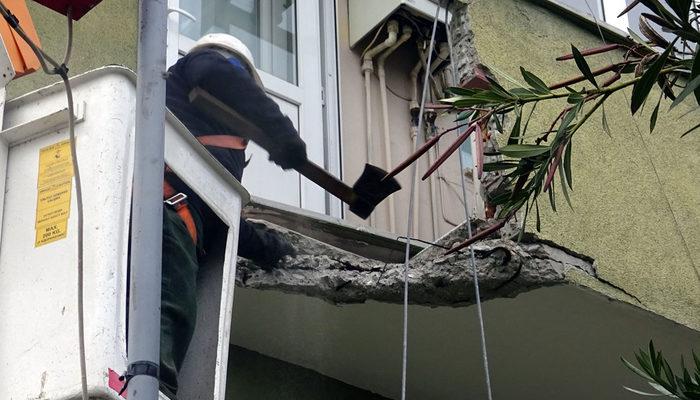 14 ayda 7'nci oldu! Avcılar'da balkon çöktü, bina mühürlendi, ev sahibi yaralı