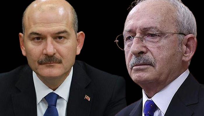 Son dakika: İçişleri Bakanı Süleyman Soylu'dan Kemal Kılıçdaroğlu hakkında suç duyurusu