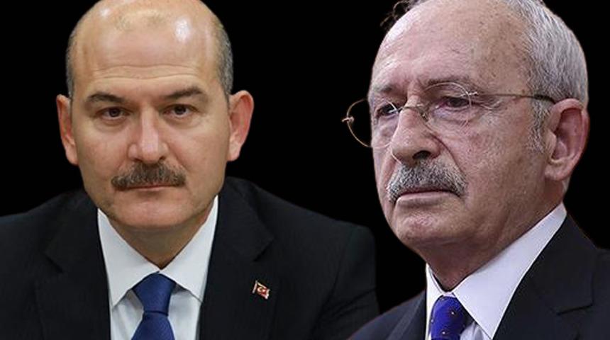 Son dakika: İçişleri Bakanı Süleyman Soylu'dan Kemal Kılıçdaroğlu hakkında suç duyurusu