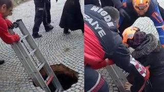 Niğde'de akılalmaz olay! Definecilerin üzerine düşen kadın konuştu: Her şey bir anda oldu