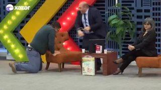 Azerbaycan televizyonunda 'Muharrem Sarıkaya' skeci 