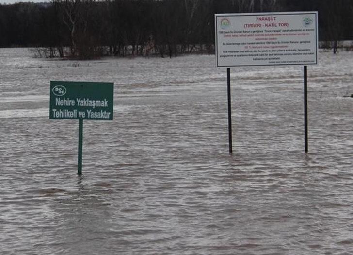 Meriç Nehri'nde su seviyesi 4 kat arttı! Tehlike sonrası alarm seviyesi yükseltildi