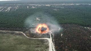 2. Dünya Savaşı'ndan kalma! Kırım’da 8 bomba patlatıldı