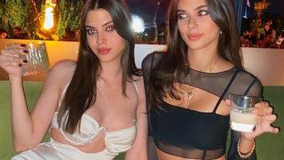 Derin Talu gecelerde! Süper minisiyle dikkat çekti