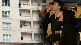 Esenyurt'ta 'pes' dedirten olay! Kimisi lazer tuttu, kimisi 'Atla' diye tezahürat yaptı