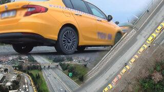 Taksiciler uzun kuyruklar oluşturdu! 33 yıllık meslek hayatımda ilk defa böyle bir olayla karşılaştım