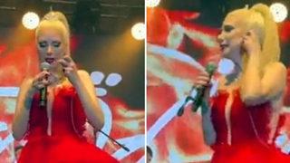 Tuğba Özerk sahneye sarhoş mu çıktı? Görüntüler tartışma yarattı...