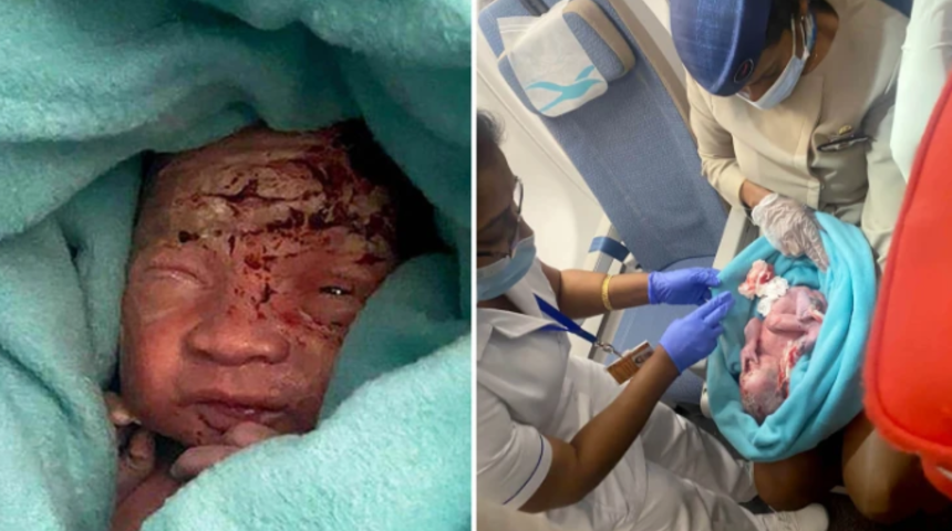 &Ouml;nce inkar, sonra itiraf! U&ccedil;akta doğurdu, bebeği de &ccedil;&ouml;p kutusuna attı