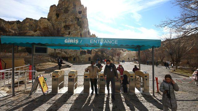 GRAFİKLİ - Kapadokya'daki müze ve ören yerlerine ziyaretçi akını