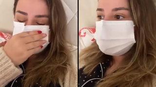 Koronavirüse yakalanan şarkıcı Merve Özbey: Çift aşılı olmama rağmen ağır geçiyor