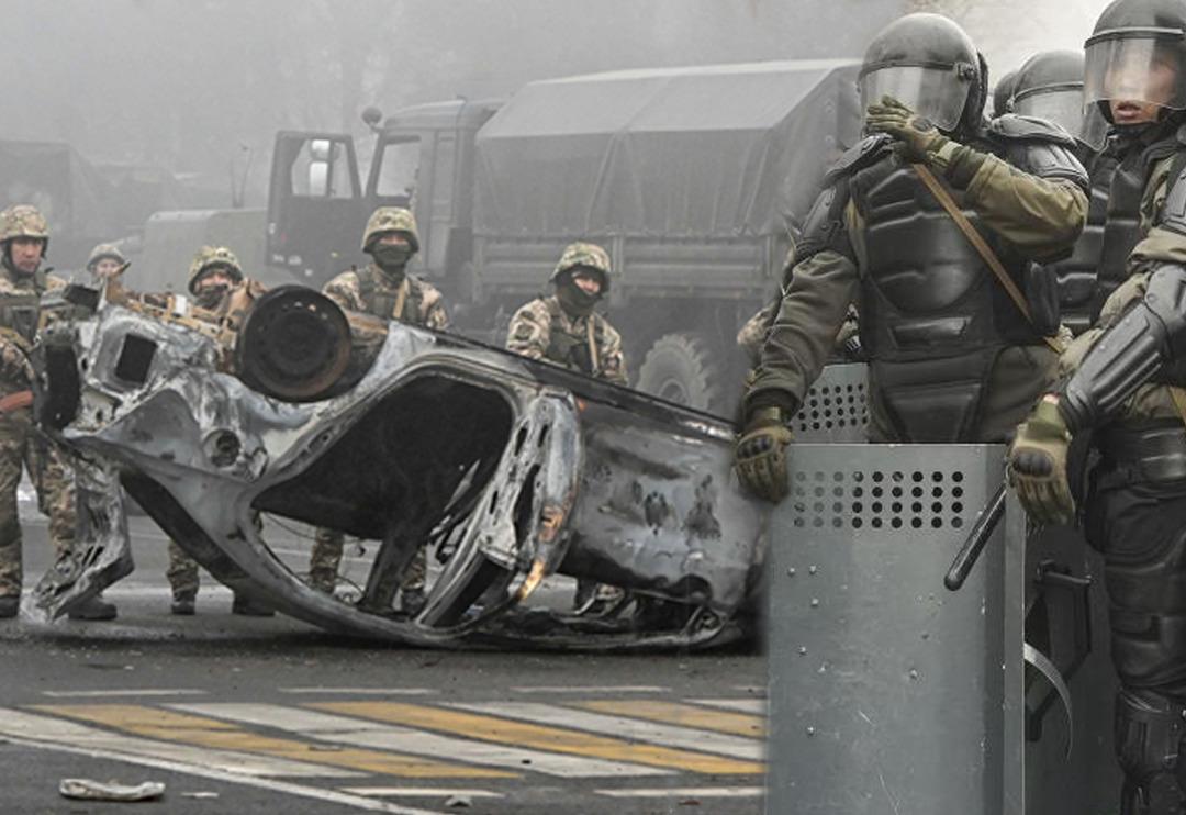SON DAKİKA | Kazakistan'daki protestolarda son durum: Rusya asker g&ouml;nderdi! Sokaklarda silah sesleri y&uuml;kseliyor, &ouml;l&uuml; ve yaralılar var