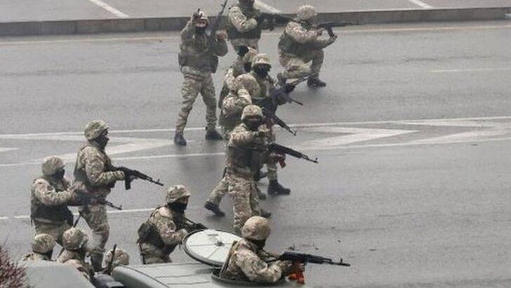 Kazakistan: Protestolara müdahale sürerken, Rusya öncülüğündeki yabancı askerler ülkeye ulaştı