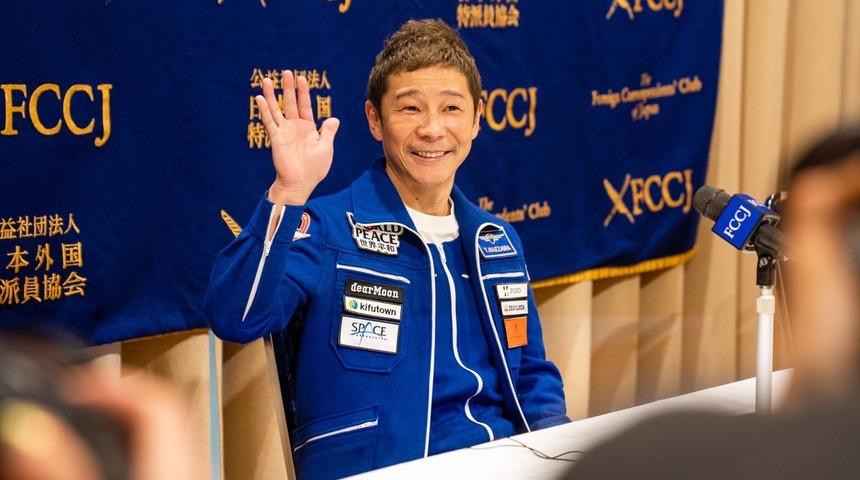 Uzaya &ccedil;ıkıp geri d&ouml;nm&uuml;şt&uuml;! Japon milyarder Yusaku Maezawa yeni hedefini a&ccedil;ıkladı