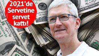 Apple CEO'su Tim Cook, 2021'de servetine servet kattı!