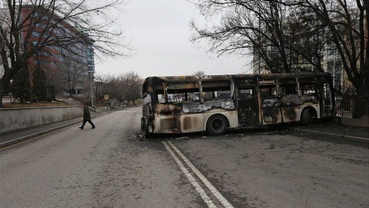 Kazakistan medyası: Protestolarda en az 164 kişi hayatını kaybetti