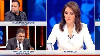 Canlı yayında Prof. Dr. Ersan Şen'in korkutan el hareketi: Aman hocam...
