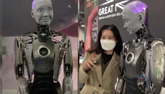 İnsansı robot Ameca ilk kez halkla iletişim kurdu! Elon Musk iğrenç demişti