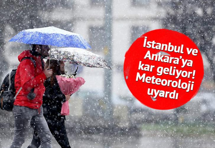SON DAKİKA | Hava durumu nasıl olacak? İstanbul ve Ankara'ya kar yağışı geliyor (10.01.2022 Meteoroloji hava durumu tahminleri)
