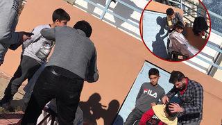 Kafalarındaki makine izlerini fark edince yaptığı şaka gerçeği ortaya çıkardı! Yatılı okulda...