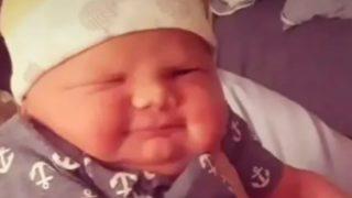 Görenler yeni doğduğuna inanamadı! Yenidoğan bebek görünüşüyle sosyal medyada viral oldu