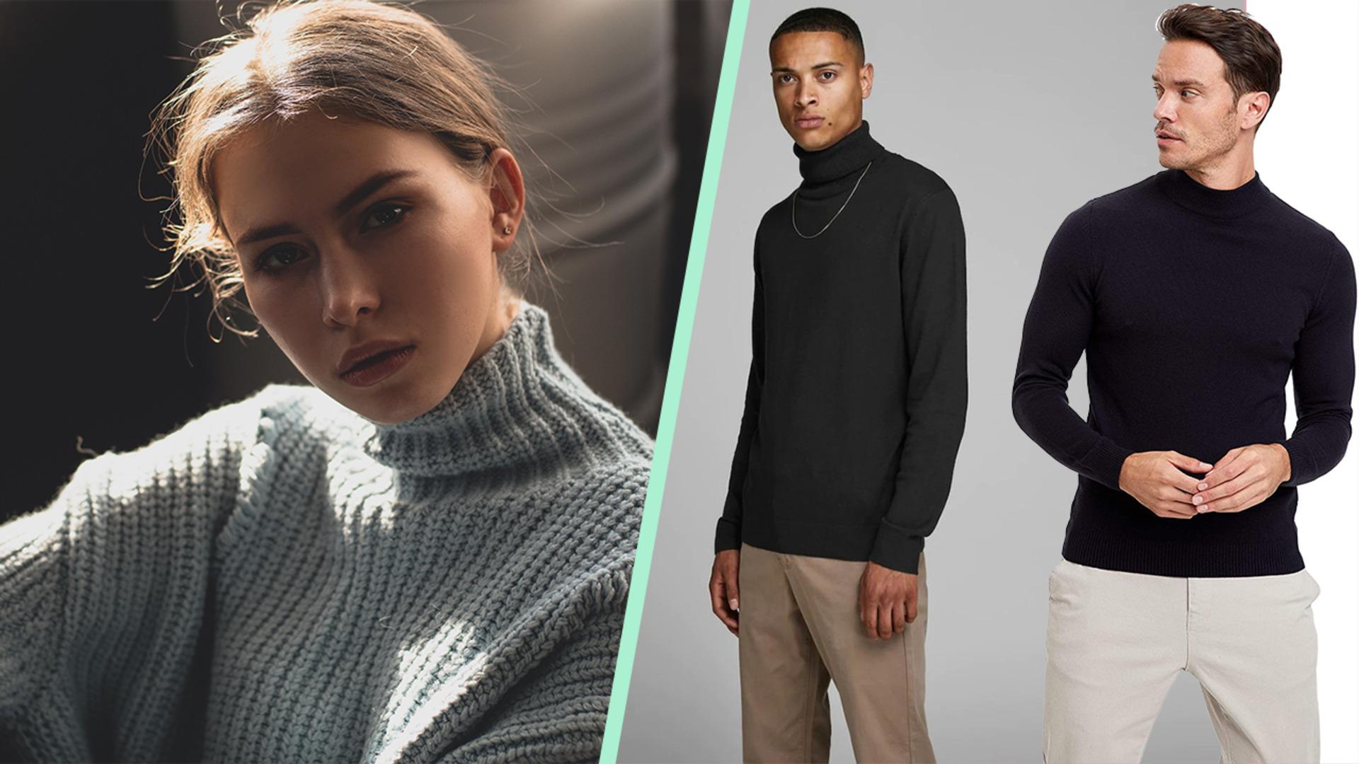 Hem kadın hem erkekler için her zaman en iyi hediyelerden biri olan çok şık balıkçı yaka kazak modelleri