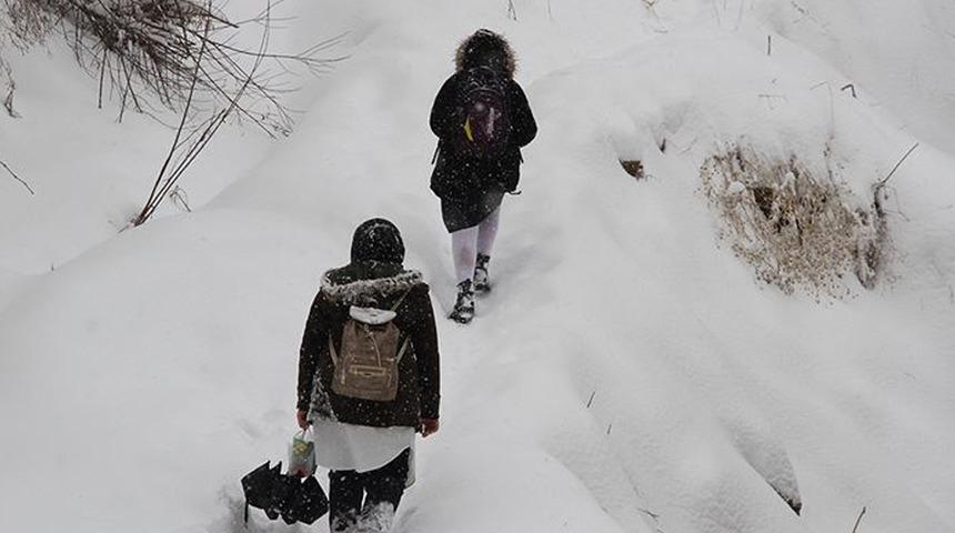 Son dakika! Valilik duyurdu: Eğitime 1 günlük kar engeli