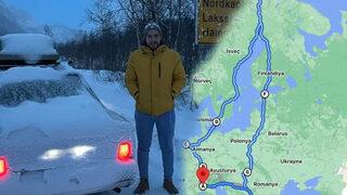 Tofaş Şahin ile İstanbul'dan Kuzey Kutbu'na giden Türk! Şevket Sahtiyan, otomobiliyle 14 bin kilometre yol yaptı, 35 bin TL'lik yakıt yaktı