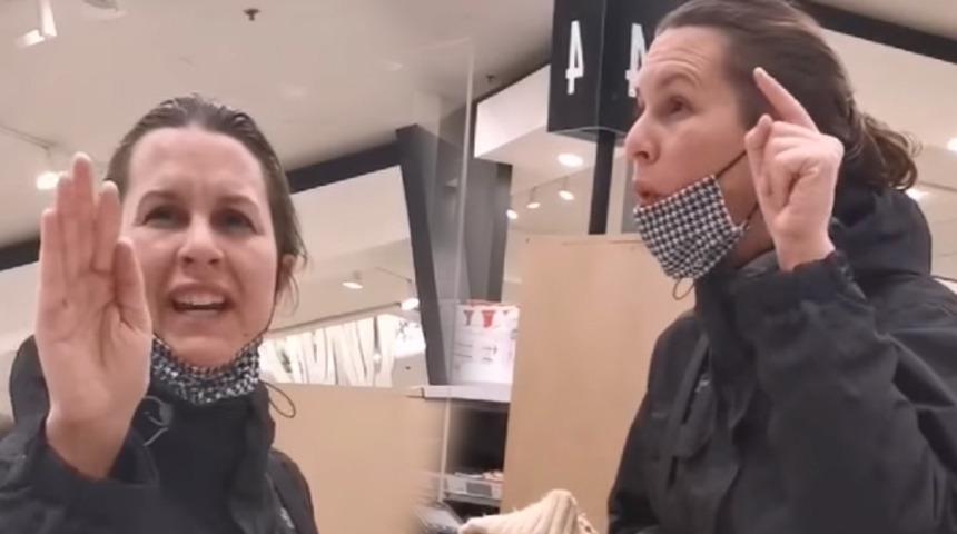 Market sırasında gördüğü Çinliye hakaret yağdırdı: Bu lanet salgın hep sizin yüzünüzden 