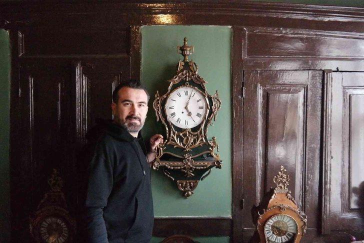 Osmanlı döneminden kalma antika saat koleksiyoncuların dikkatini çekiyor! Kuveyt’ten müşterileri geliyor