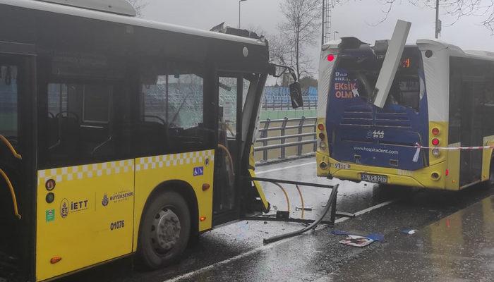 SON DAKİKA | İstanbul Sarıyer'de iki İETT otobüsü kaza yaptı! Ekipler sevk edildi, yaralılar var
